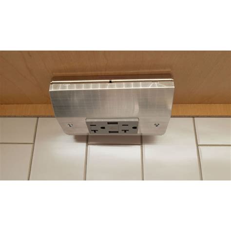 3 4 deep electrical box under cabinet|under cabinet power strip 20a.